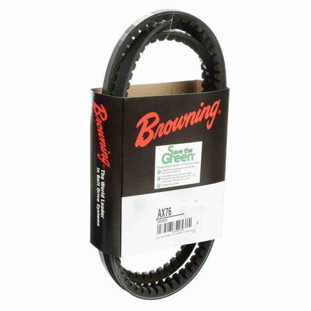 BROWNING EPDM Notched Belt 98% Efficient AX76
